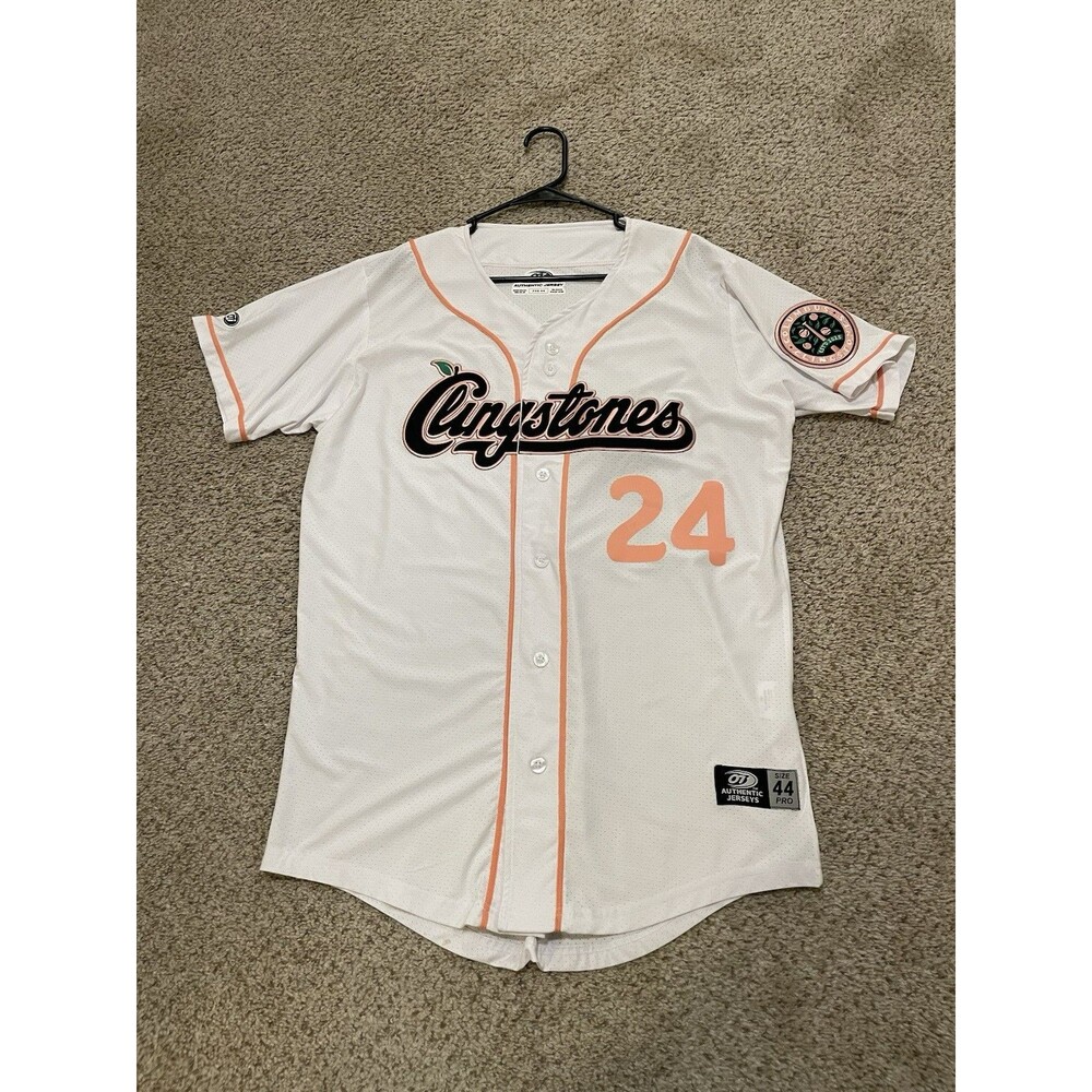 Columbus Clingstones Authentic Double-A Baseball Jersey (44)